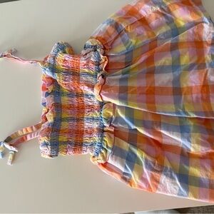 Janie & Jack Colorful Gingham Sundress